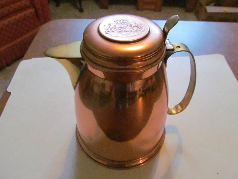 Copper & Brass Tea Pot