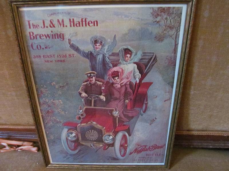 Vintage Print w Frame