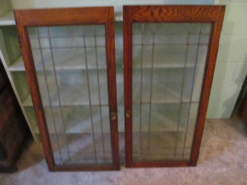 Lead Glass Cabinet Doors