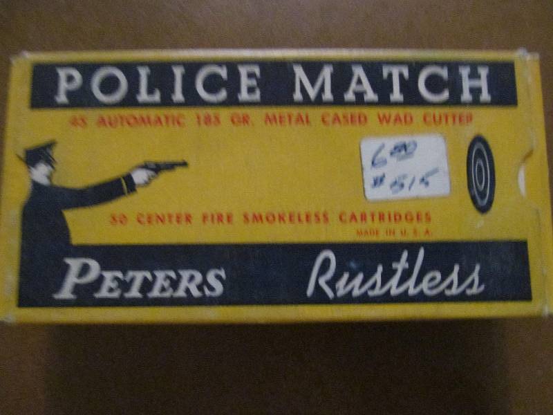 Police Match Ammo Box
