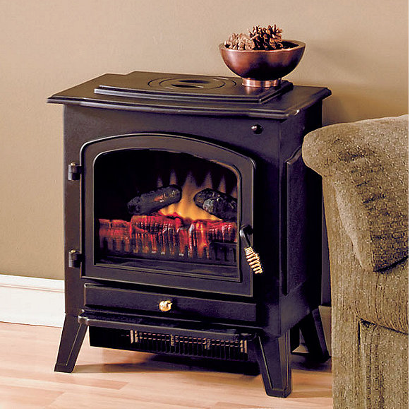 lot 4 image: Electric Stove Heater with Remote