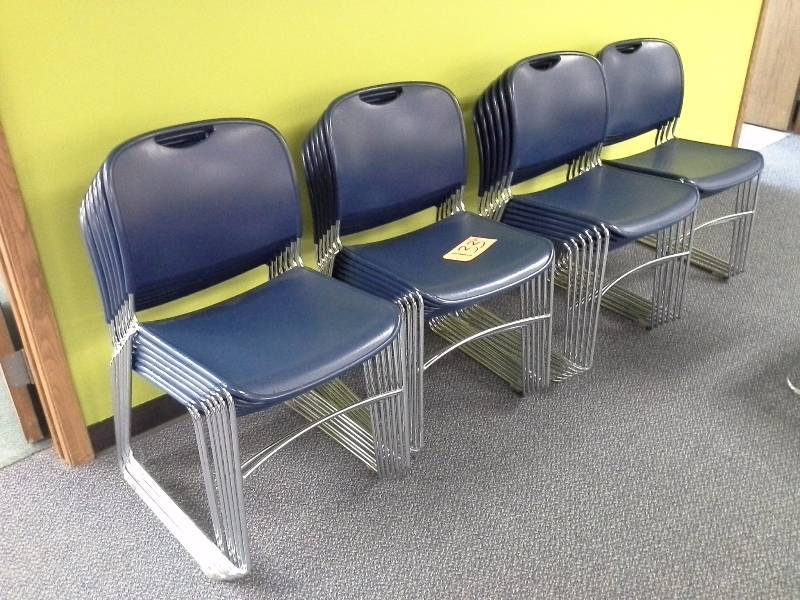 (24) Stackable Chairs