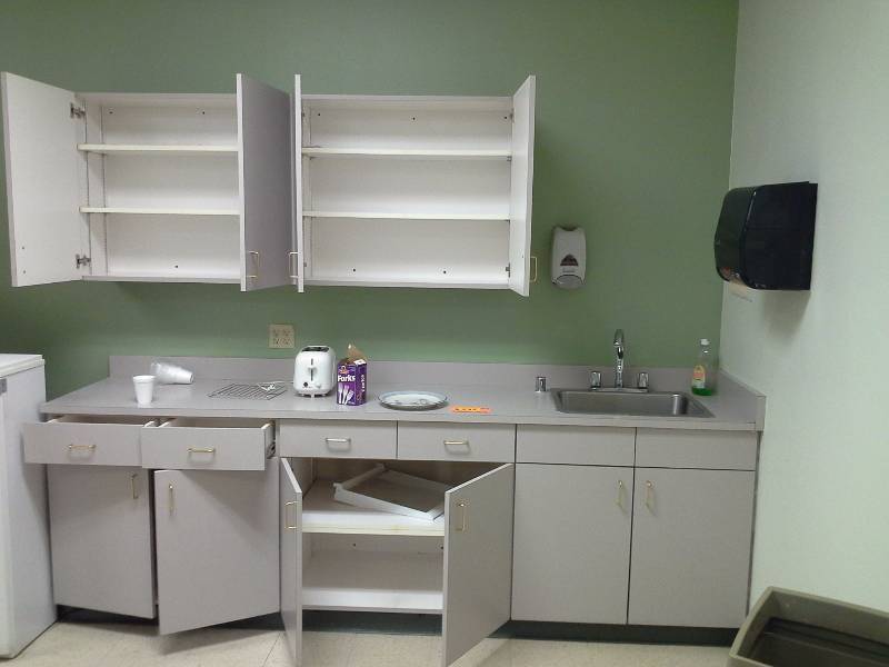 Cabinets and Sink