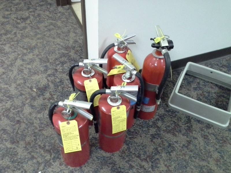(6) Fire Extinguisher Lot