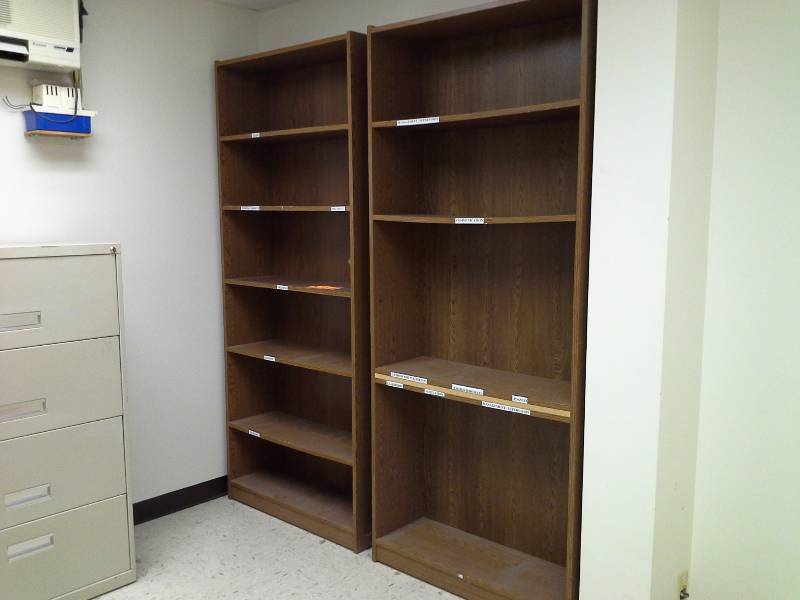 Pair of Wooden Shelves