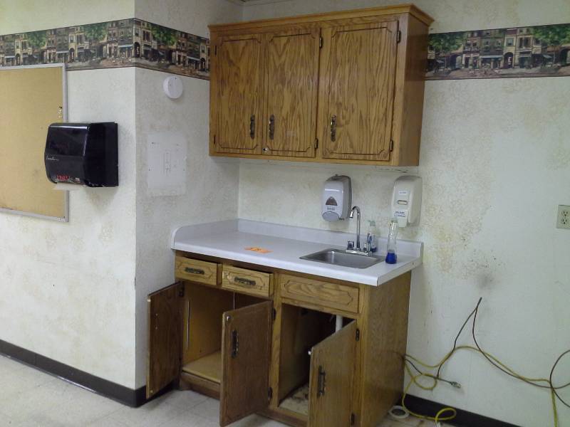 Cabinets and Sink