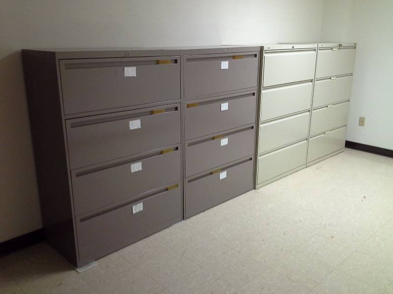 Lateral File Cabinets (4)