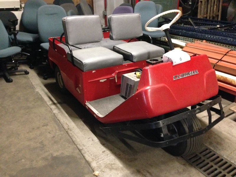 Cushman 3 wheeled electric vehicle