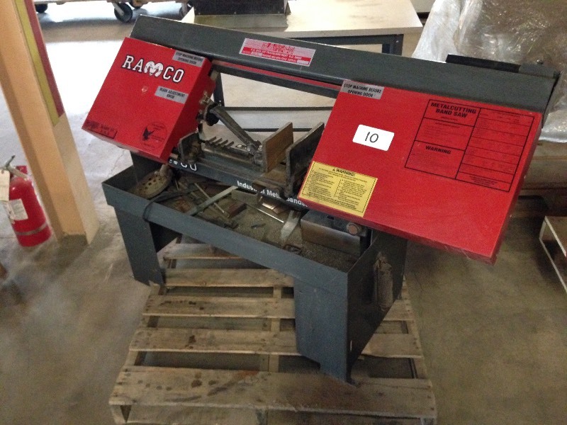 Ramco metal cutting band saw