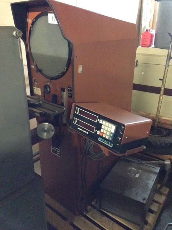 MicroVu optical comparator
