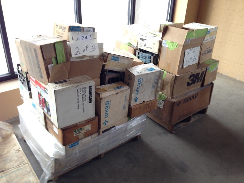 2 pallet lot of misc. PLC parts