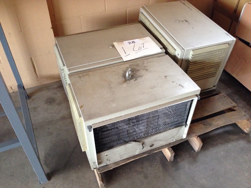 Pallet lot of 3 chillers