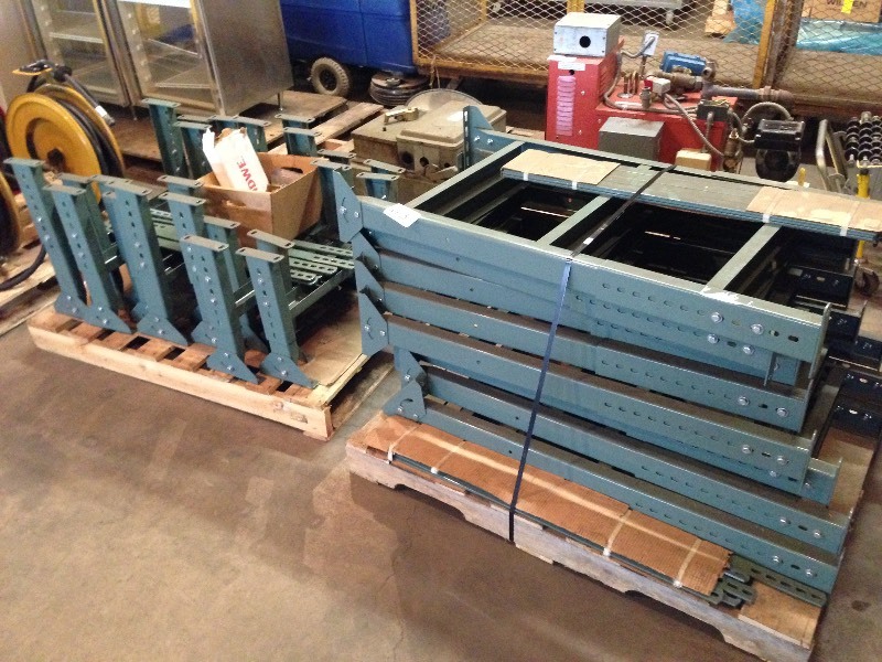 Lot of conveyor legs