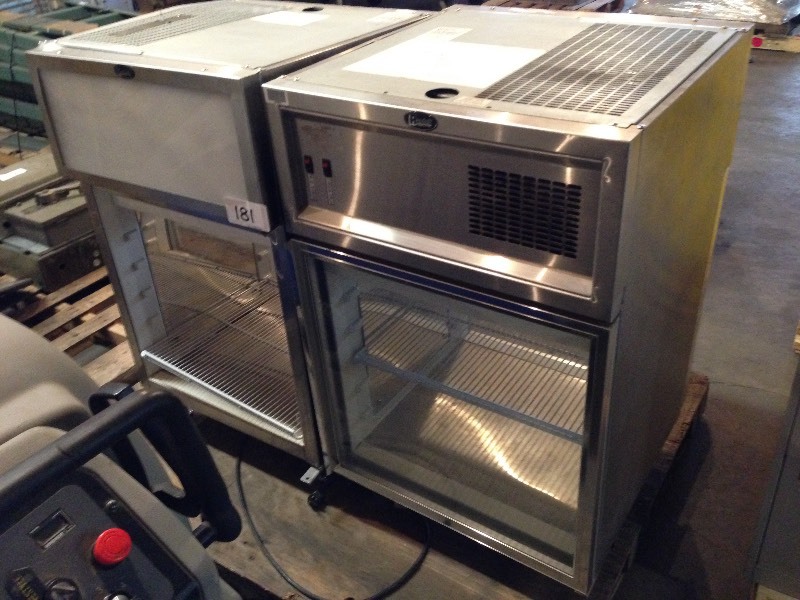 Lot of 2 display coolers