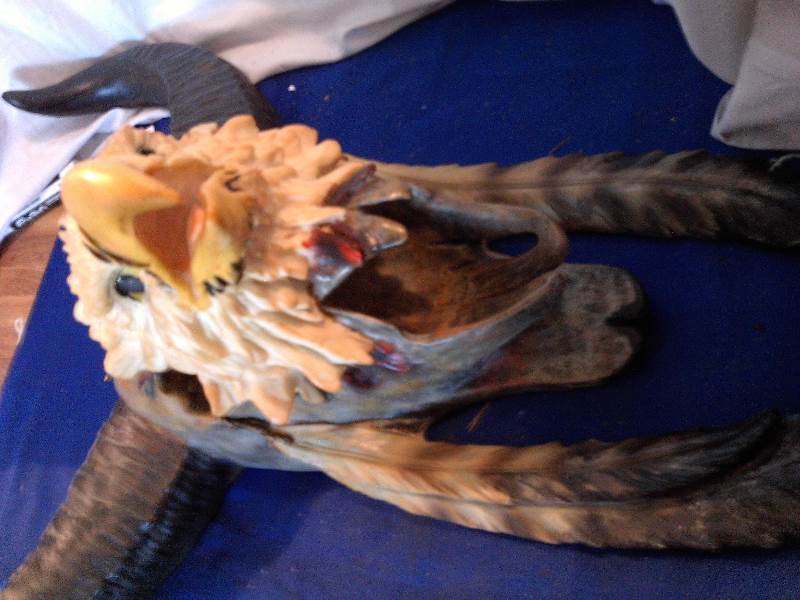 vintage eagle wall hanging