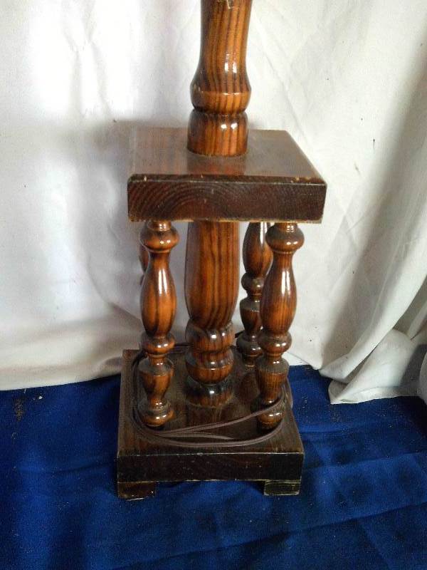 wooden lamp