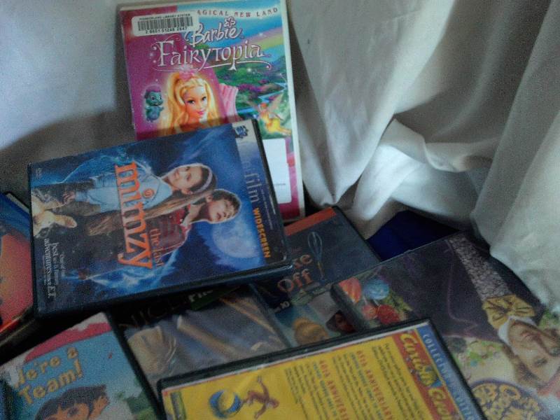 box of kids dvds