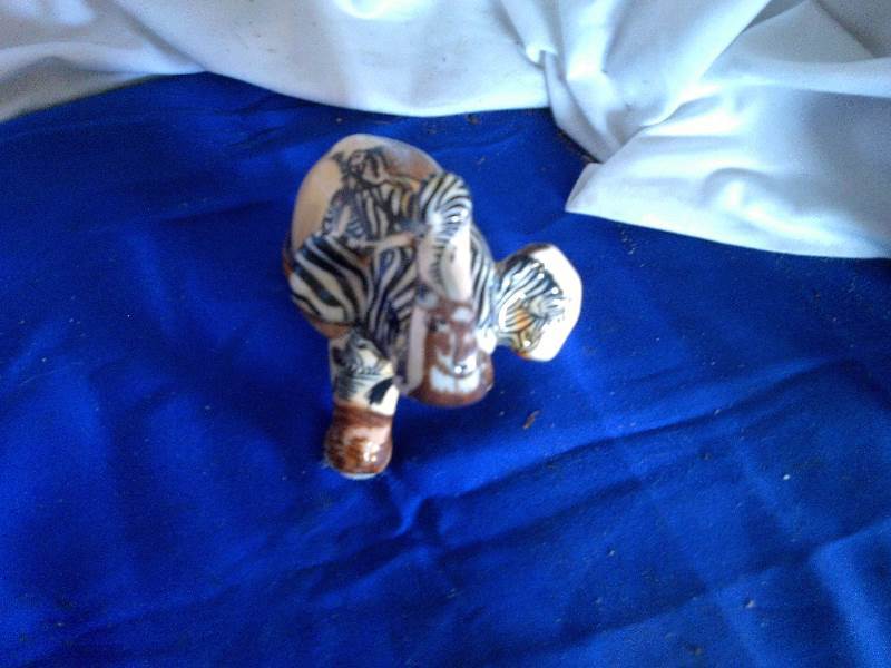 african glass elephant