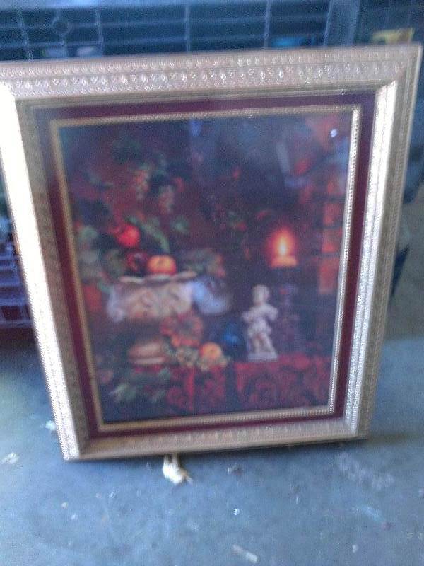 Vintage cherry picture