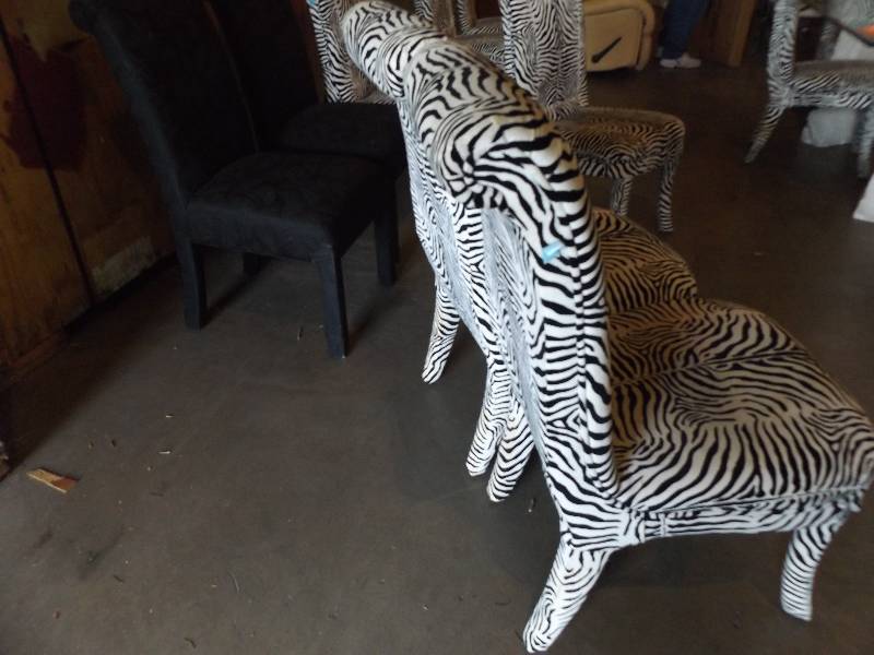 2 Zebra Chairs