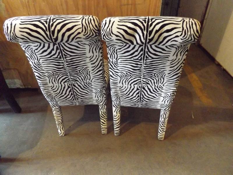 2 Zebra Chairs