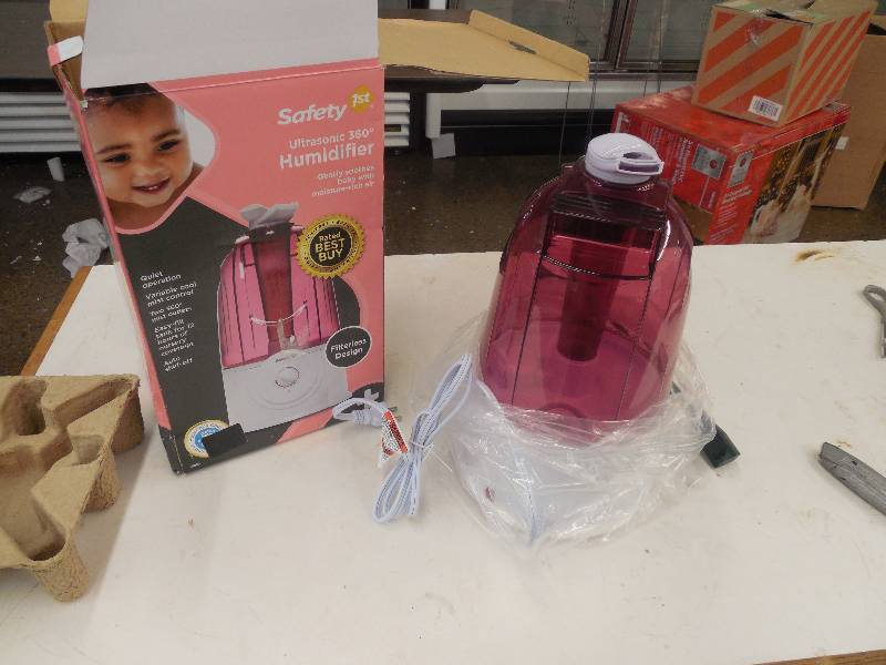 lot 23 image: Safety 1st Ultrasonic 360 Humidifier, PINK