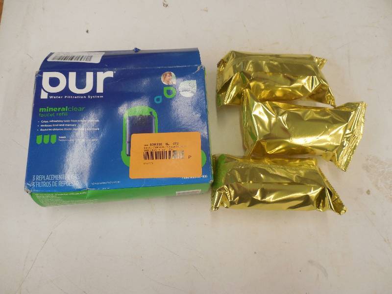 lot 26 image: PUR MINERAL CLEAR FAUCET REFILL 3 PACK