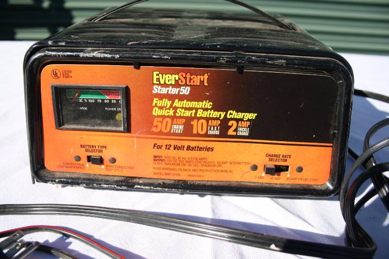 Everstart quick start battery charger.