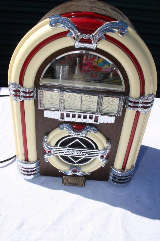 Juke box and clock