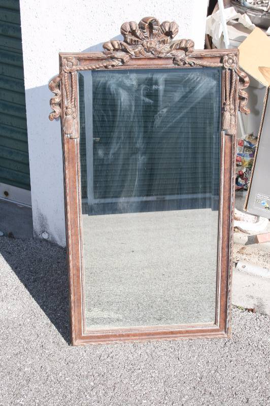 Small antique mirror