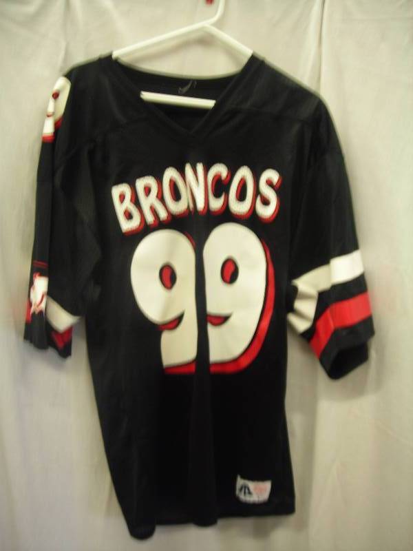 Sports Belle Broncos football Jersey #99 Large