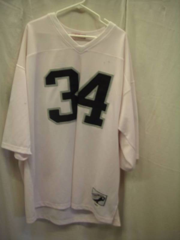 Authentic Throw Back Raiders #34 Football Jersey XXL