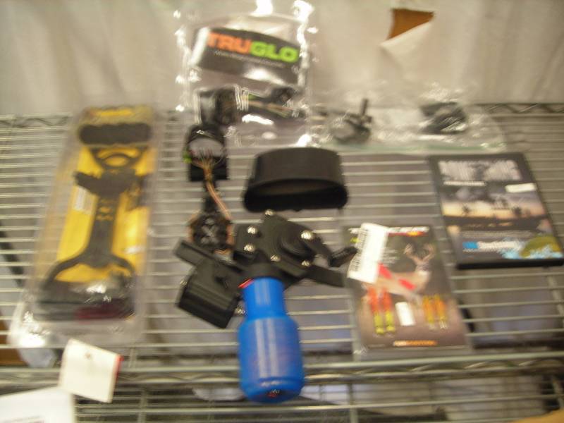 Box Lot Of New Archery Accessories(Some Have Damage)