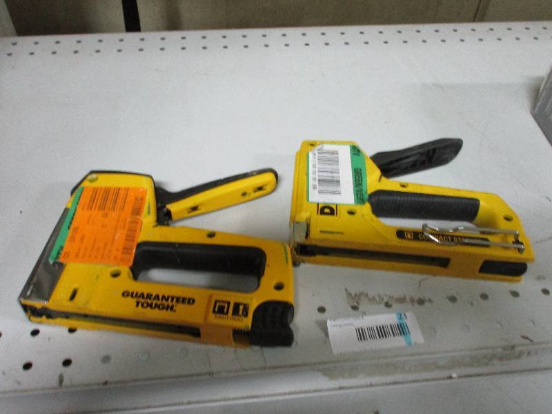 2 Dewalt staplers