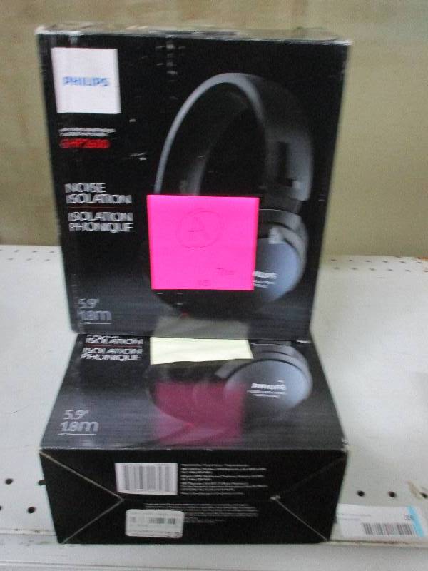 2 Phillips headphones