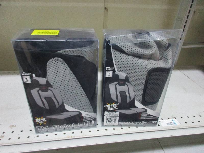 Gray seat covers