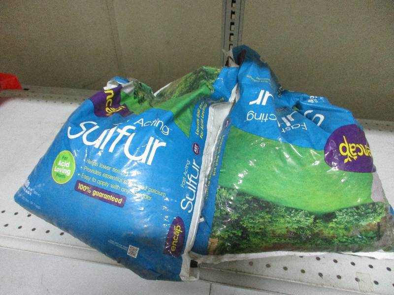 2 bags of sulfur