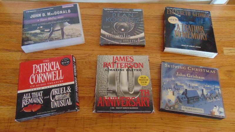 Lot of 6 Audio Books