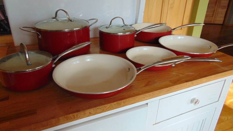 10 piece Food Network Pot Pan Set