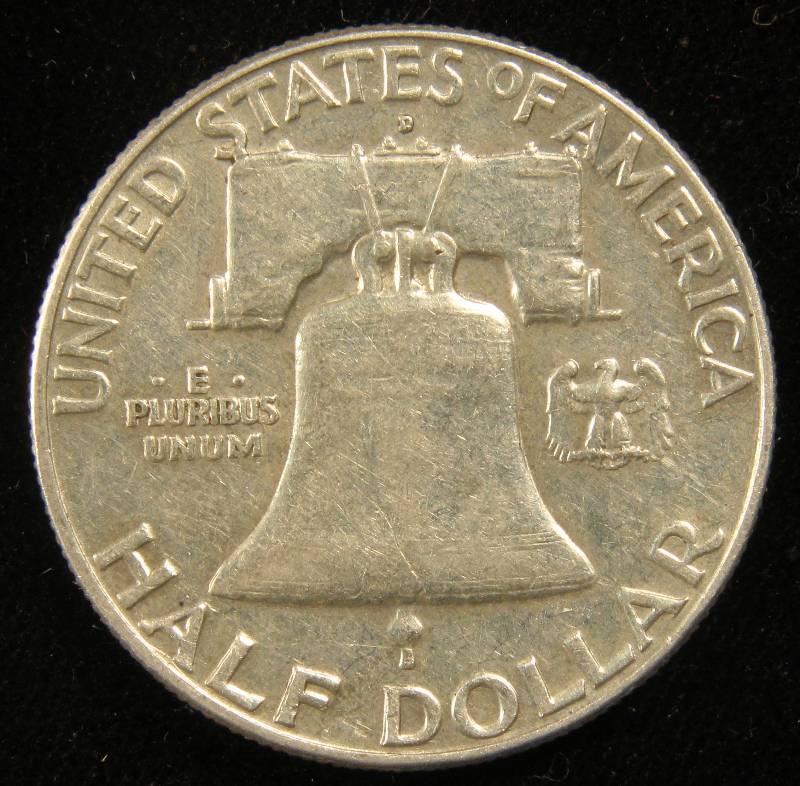 1963 D FRANKLIN SILVER HALF DOLLAR
