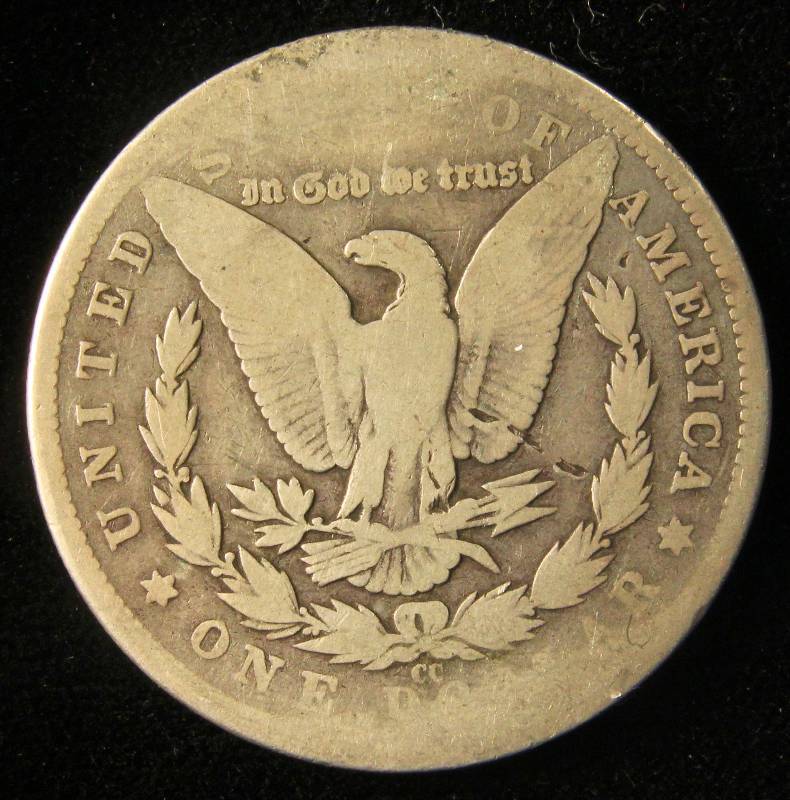 1892 CC CARSON CITY MORGAN SILVER DOLLAR