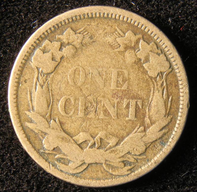 1858 US LARGE LETTERS FLYING EAGLE CENT