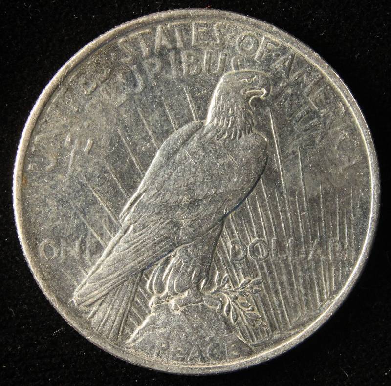 1923 PEACE SILVER DOLLAR XF DETAILS CLEANED