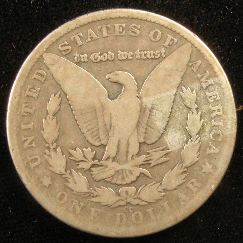 1882 CC CARSON CITY MORGAN SILVER DOLLAR