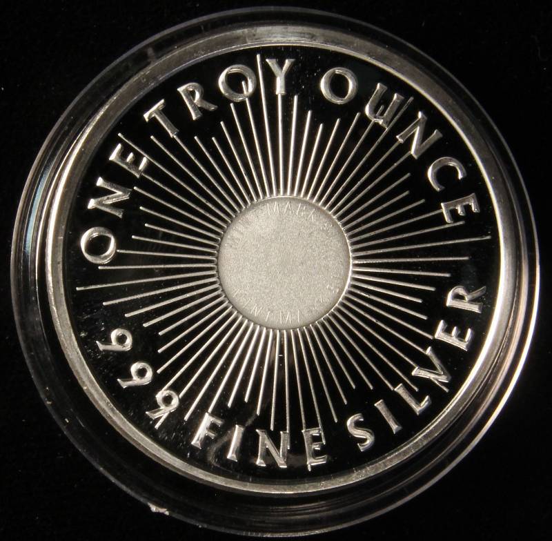 1 TROY OZ. .999 FINE SILVER SUNSHINE MINT IN AIRTITE HOLDER