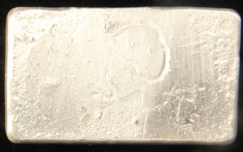 3 TROY Oz. .999 FINE SILVER PROSPECTOR BAR HAND POURED