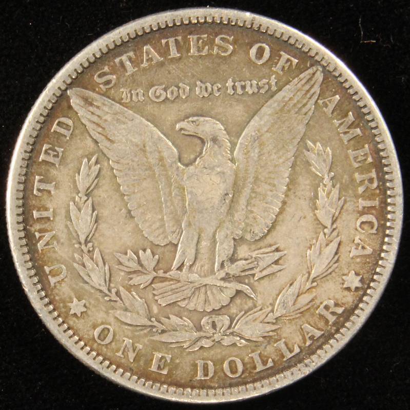 1882 MORGAN SILVER DOLLAR VF