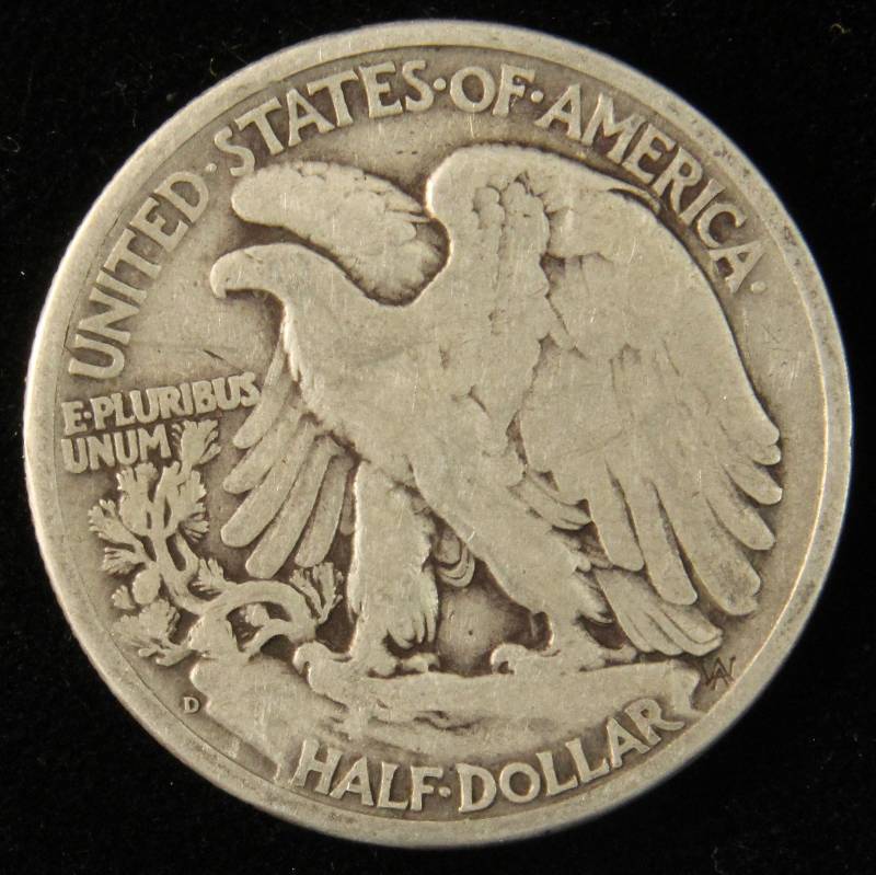 1944 D WALKING LIBERTY SILVER HALF DOLLAR