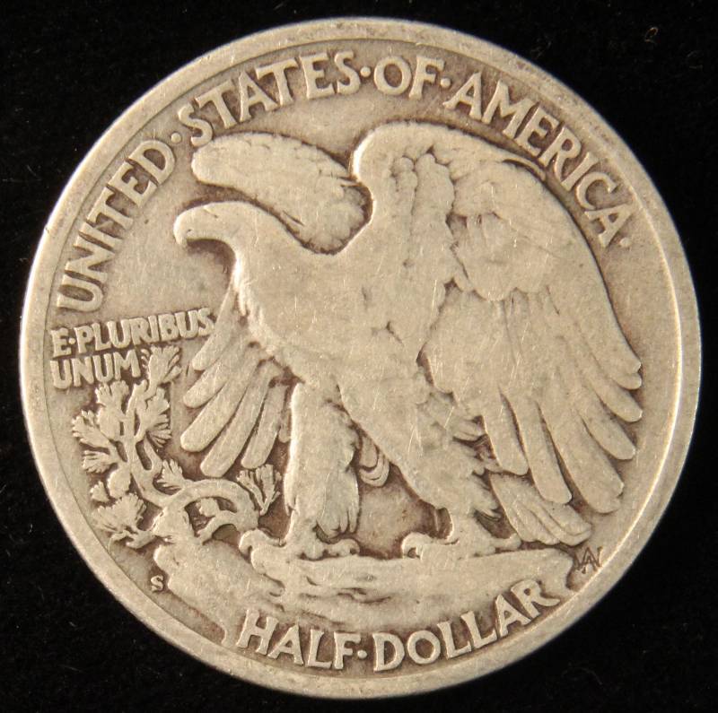 1944 S WALKING LIBERTY SILVER HALF DOLLAR
