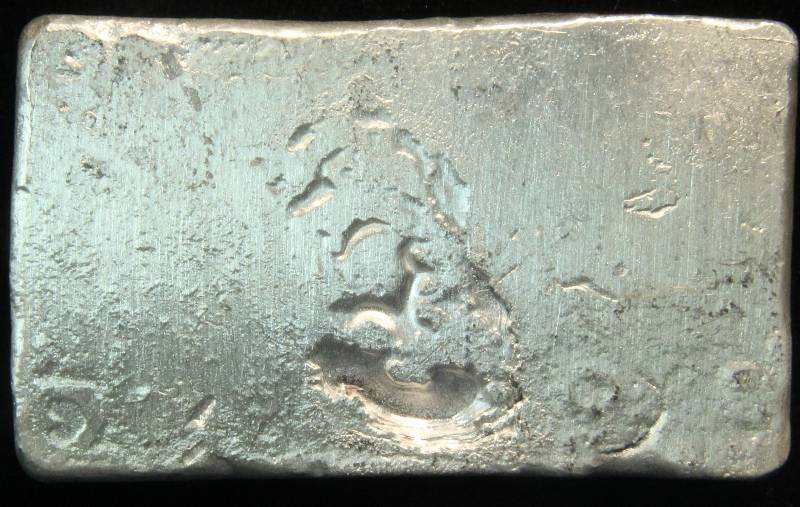 4 TROY Oz. .999 FINE SILVER PROSPECTOR BAR HAND POURED